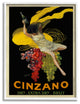 Cinzano Vintage Poster Wine Design, 11 x 14