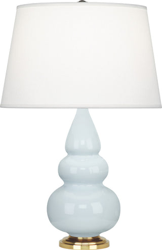 Small Triple Gourd Accent Lamp, Baby Blue