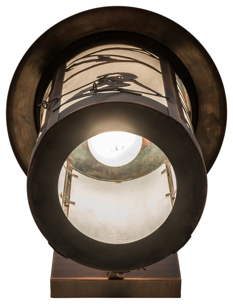 10W Fulton Alpine Solid Mount Wall Sconce