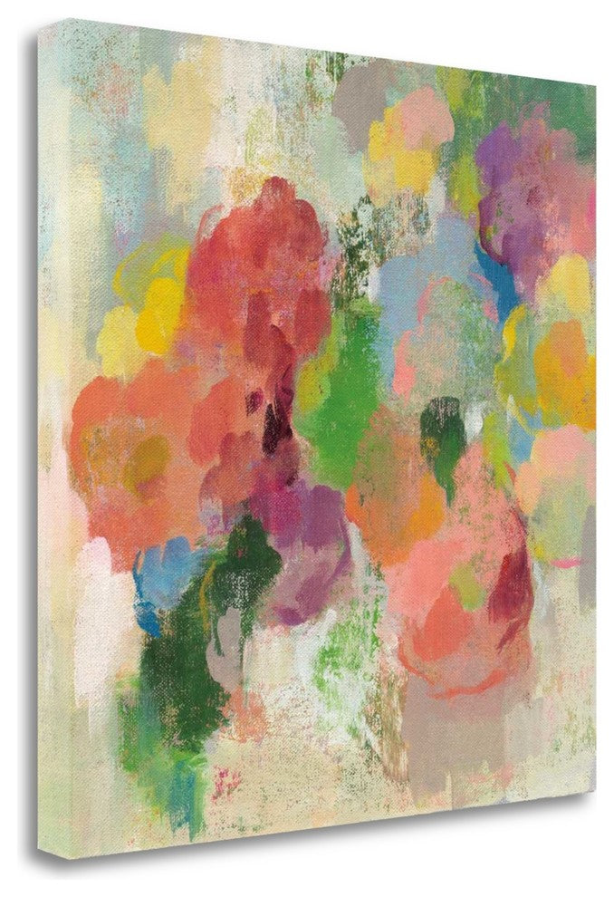 "Colorful Garden III" By Silvia Vassileva, Giclee Print on Gallery Wrap Canvas