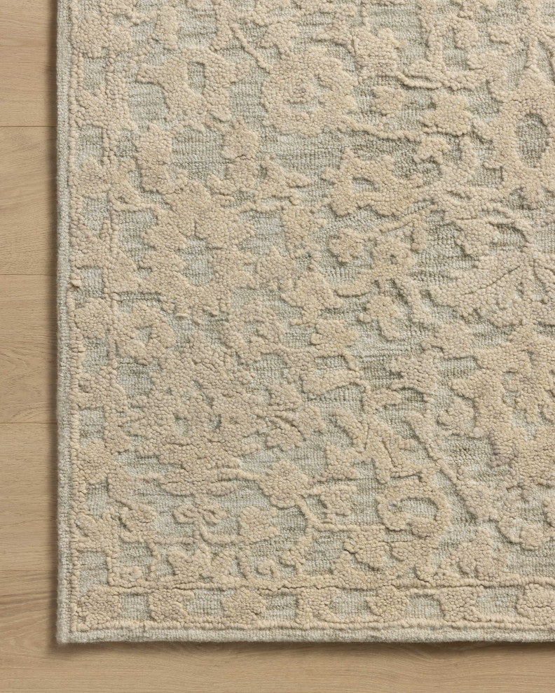 Loloi Prudence Sage / Ivory 2'-6" x 9'-9" Runner Rug