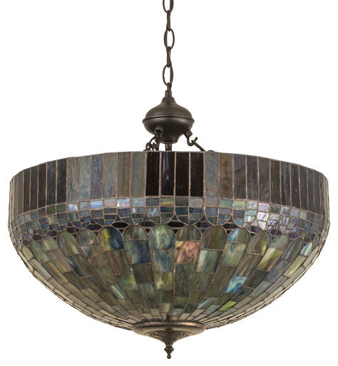 Meyda lighting 183687 22"W Tiffany Candice Inverted Pendant