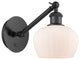 Innovations 317-1W-BK-G91-LED 1-Light Sconce, Matte Black