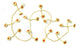 Felt Flower Christmas Garland, Green and Red