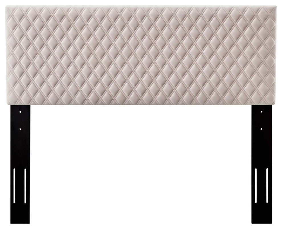Headboard, King Size, Velvet, Pink, Modern Contemporary, Bedroom Master Suite