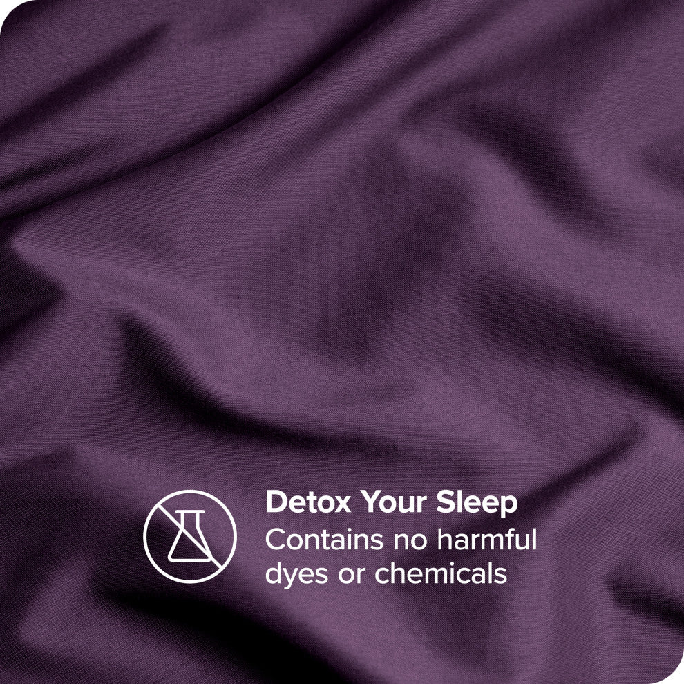 Bare Home Microfiber Pillowcases - Multi-Pack, Plum, King, Set of 4