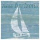 "Drift Sailboat" Digital Paper Print by Sue Schlabach, 20"x20"