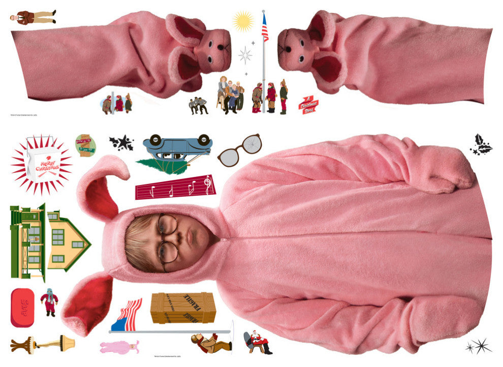 A Christmas Story Ralphie Bunny Suit Giant Wall Decals