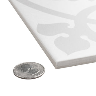 Caprice Liberty White Porcelain Floor and Wall Tile