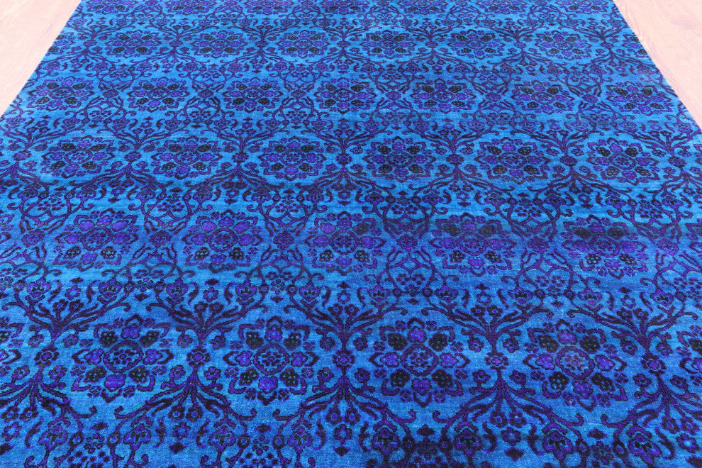 Persian Hand-Knotted Silk Rug 7' 11" X 9' 10" Q5956