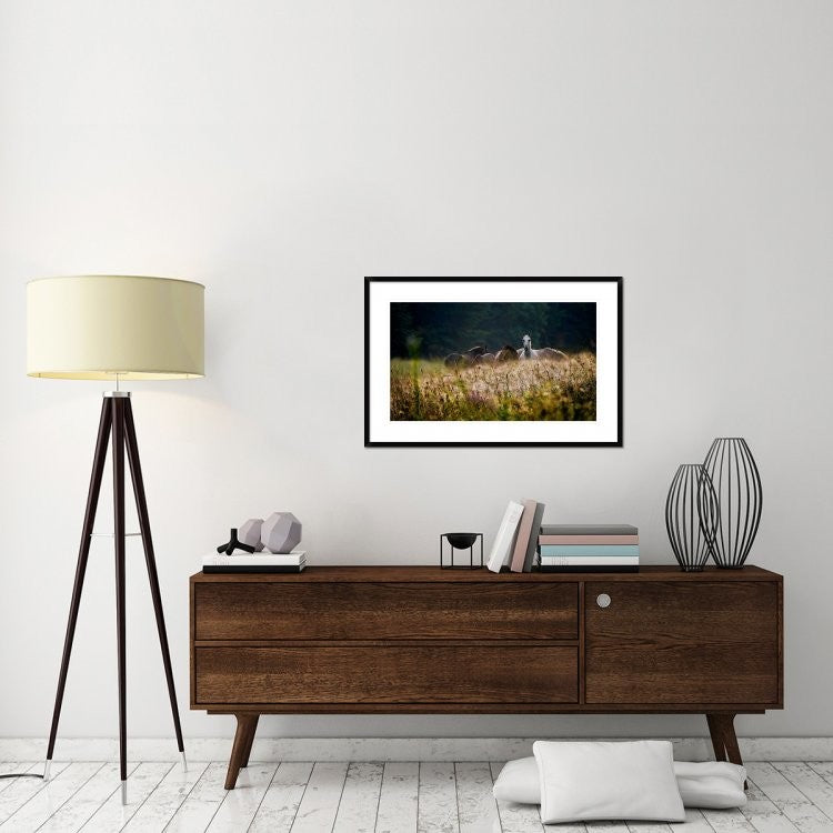 "Our Garden" Framed Digital Print by Milan Malovrh, 38x25"