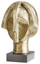 Cyan Stoicism Sculpture 11240, Gold