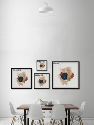 "Cold Mixture" Framed Painting Print