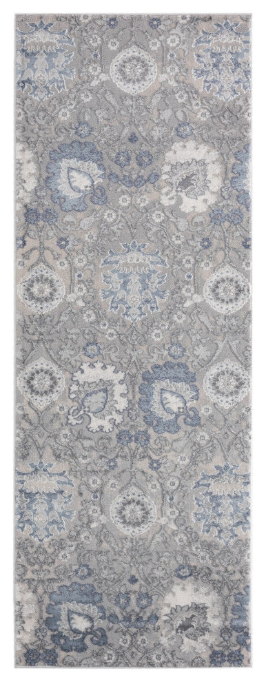 United Weavers Cascades Olallie Blue Runner Rug 2'7" x 7'2