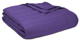 PUFF Packable Down Alternative Indoor/Outdoor Water Resistant Blanket , Purple