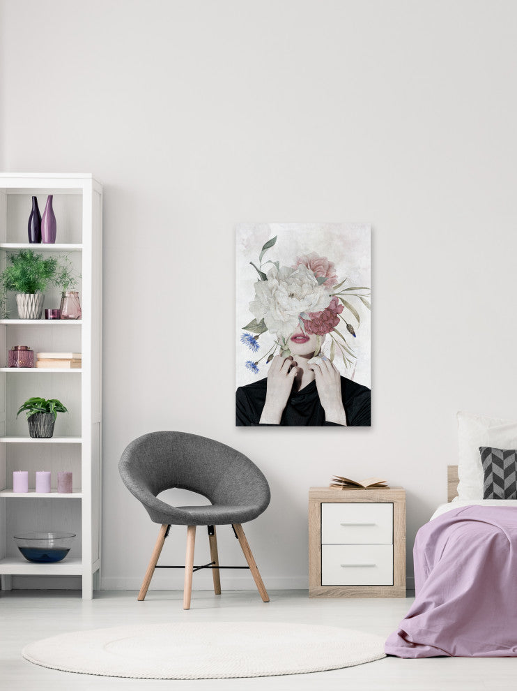 "I Decide My Vibe" Painting Print on Wrapped Canvas, 16x24