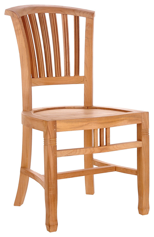 Teak Wood Orleans Side Chair