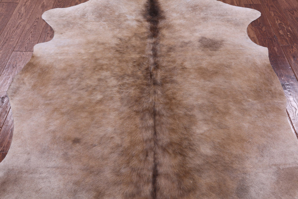 Natural Cowhide Rug 6' 6" X 5' 7" C1895