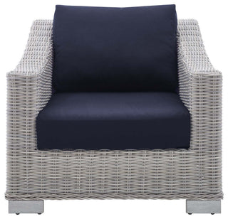 Conway Sunbrella Outdoor Patio Wicker Rattan Armchair