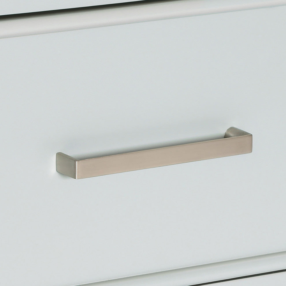 Ariel Stafford 85" Rectangle Sinks Bath Vanity Carrara Marble Espresso