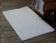 Bath Rug Cotton, 2 Piece Set, 34"x21" and 36"x24", White, GSF 180, Waffle