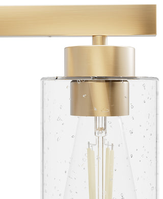 Hartland Alturas Gold With Seeded Glass 4 Light Vanity Wall