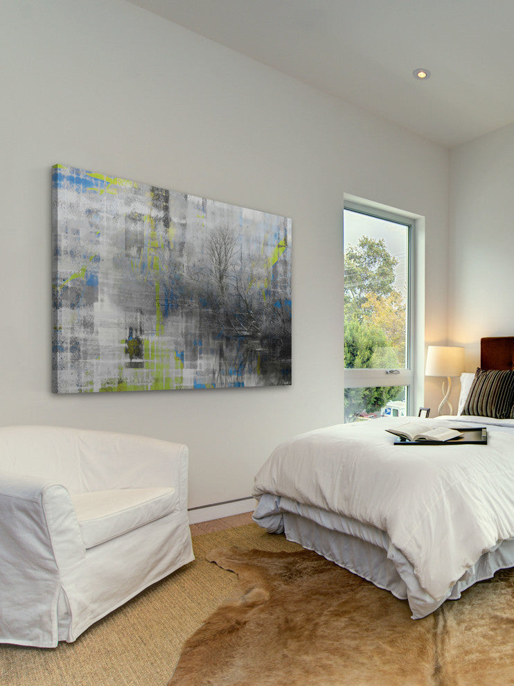 "Misty Lake" Fine Art Canvas Print, 18"x12"
