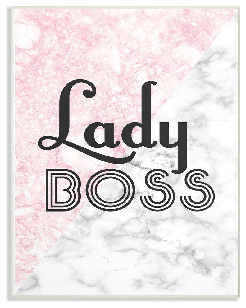 Stupell Ind. Lady Boss Oversized Wall Plaque Art, 13x19