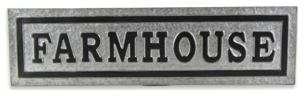 Galvanized Metal Farmhouse Wall Plate