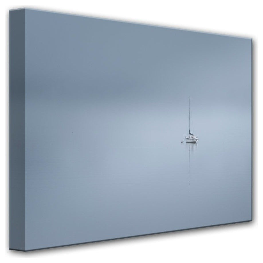 The Lonesome Boatman'' Canvas Wall Decor