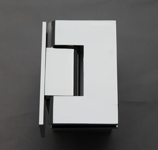 78"x59"x38" Frameless 90 Degree Shower Enclosure Wall Hinge, Polished Chrome