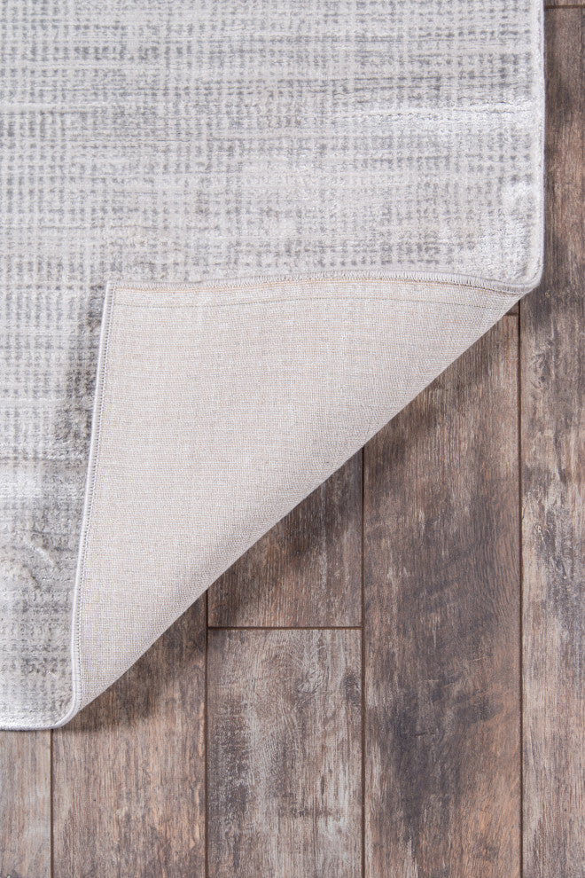Momeni Cannes Tencel Machine Made Gray Runner 2'3"x7'6"