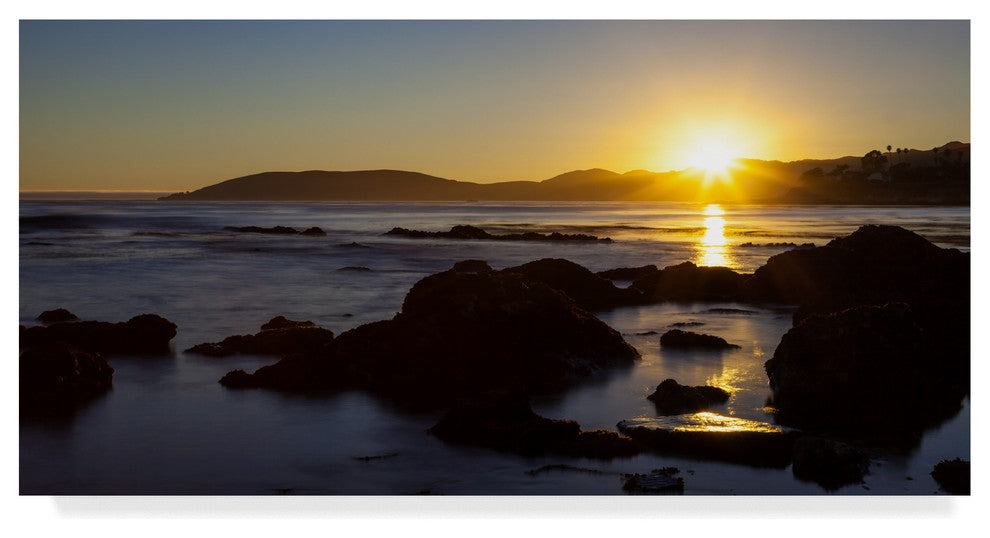 Chris Moyer 'Pismo Sunset' Canvas Art, 24"x12"