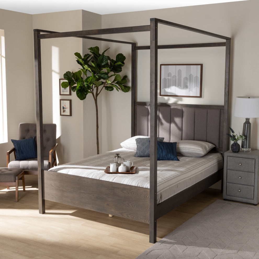 Aftin Modern Farmhouse Canopy Bed
