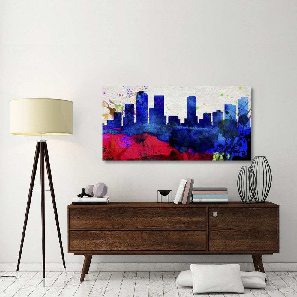 "Denver City Skyline" Fine Art Print