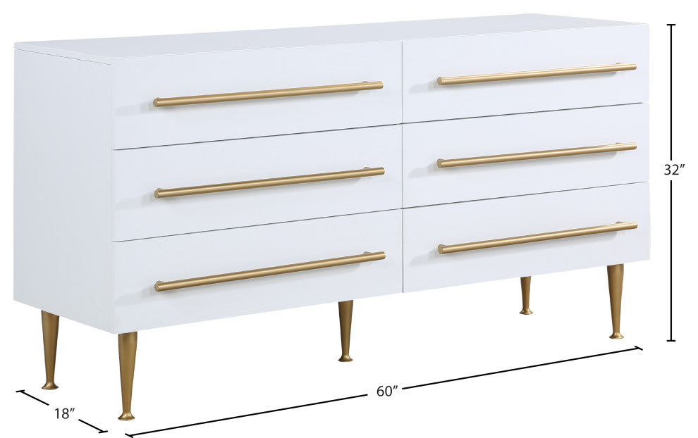 Marisol Dresser, Rich White Finish