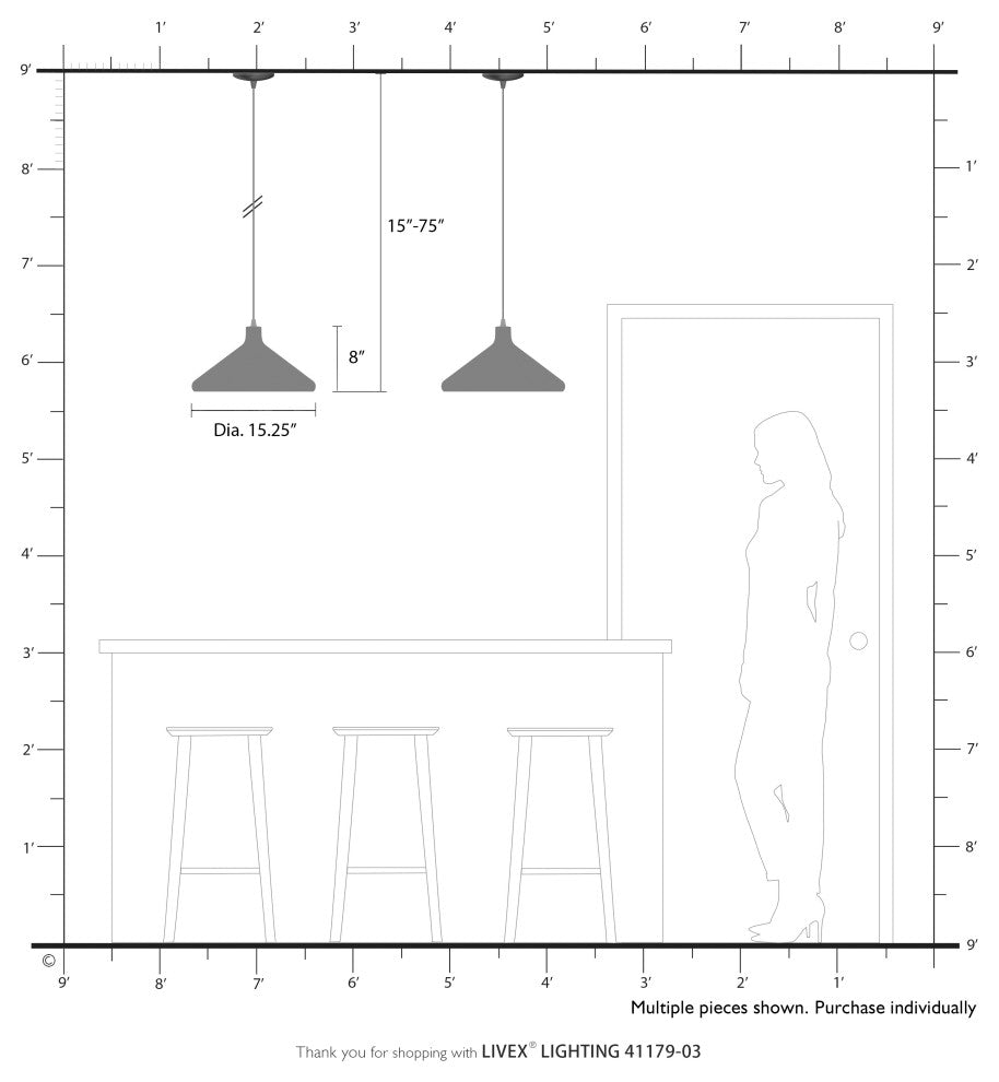 Geneva 1 Light White Cone Pendant with Brushed Nickel Accents