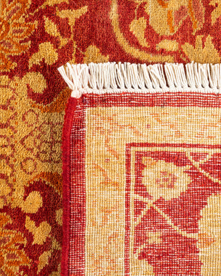 Eclectic, One-of-a-Kind Hand-Knotted Area Rug Red, 5'1"x9'7"