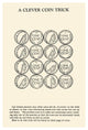 "A Clever Coin Trick - 16 Pennies" Digital Paper Print by Retromagic, 31"x46"