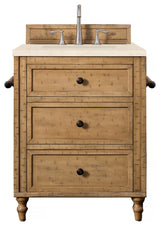 Copper Cove 26" Vanity, Driftwood Patina, Eternal Marfil Quartz Top