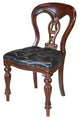 Simsbury Manor Leather Side Chair
