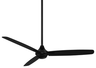 Blitzen Indoor/Outdoor 3-Blade Smart Ceiling Fan, Matte Black, Without Light
