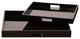 Howard Elliott Lacquer Square Wood Tray Set, Black