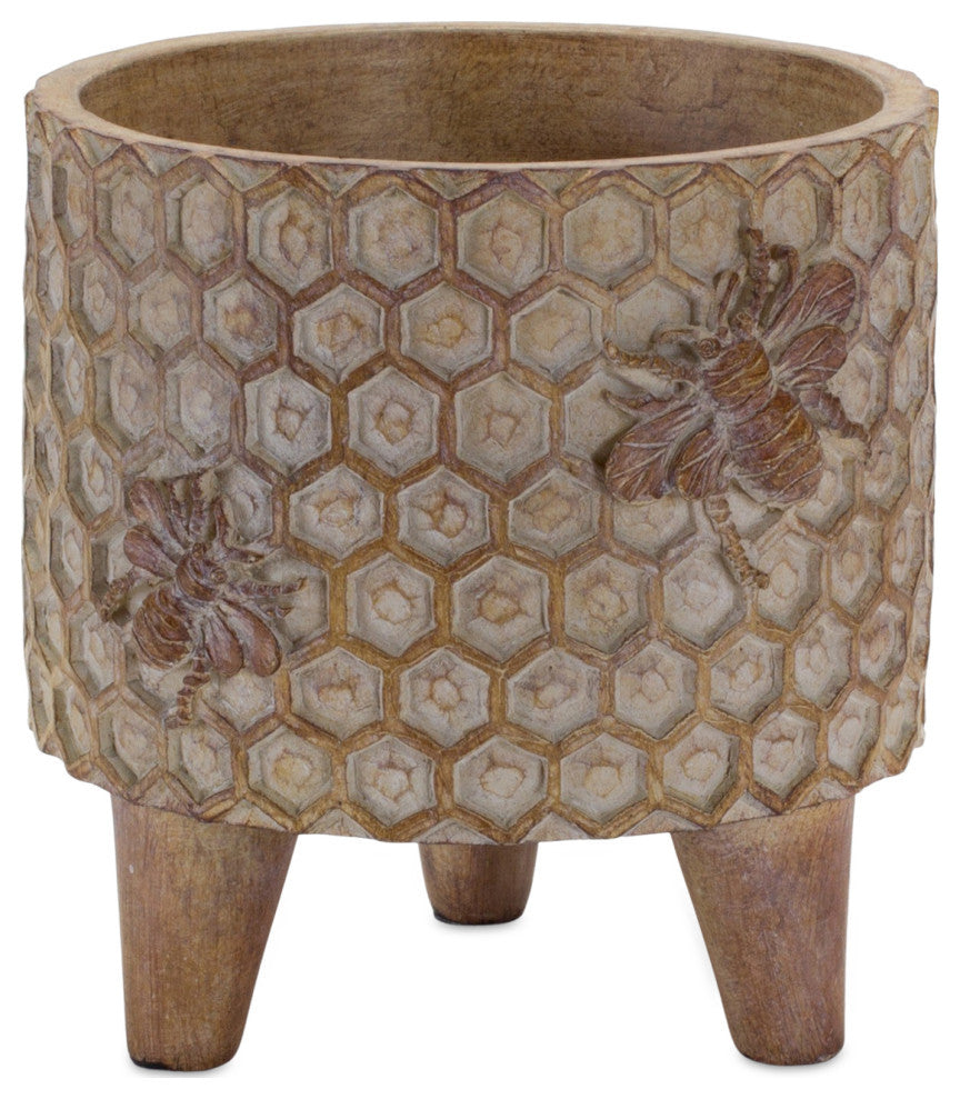 Decorative Pot With Legs, 2-Piece Set