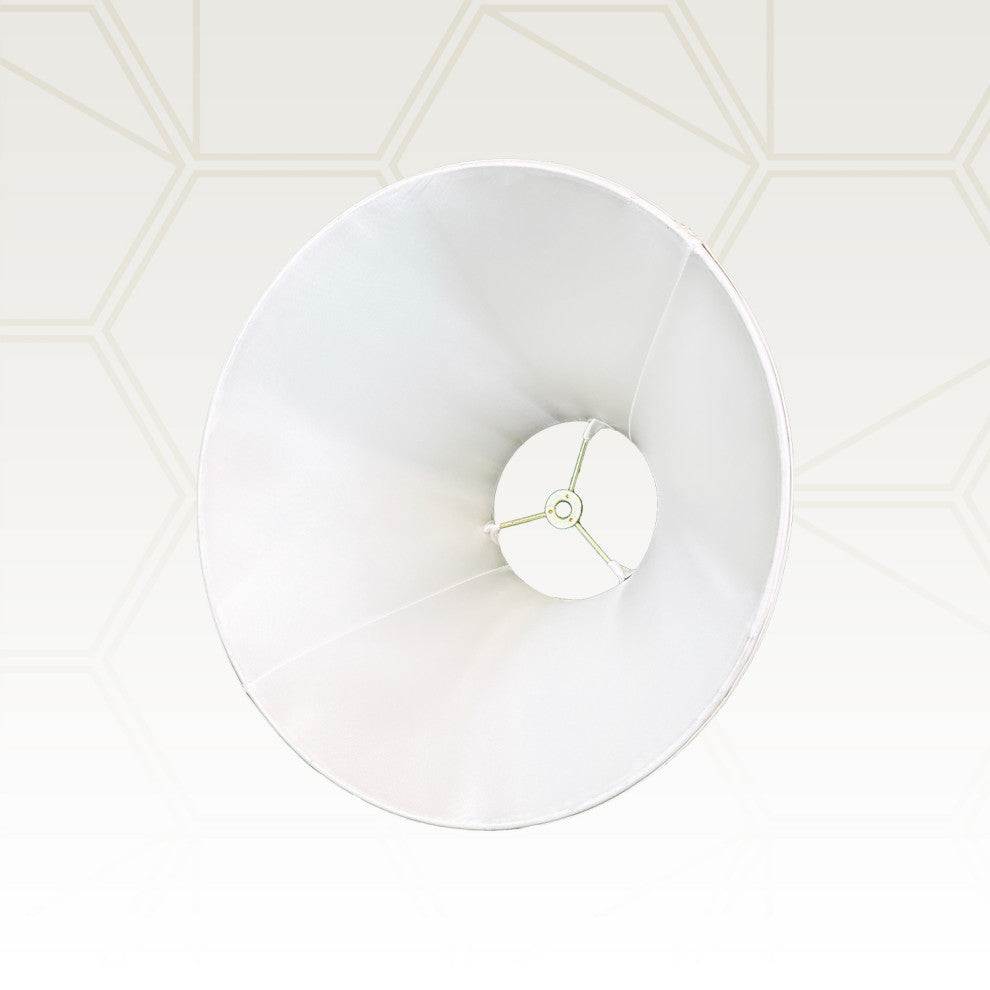 Royal Designs Coolie Empire Lamp Shade, Eggshell, 7x20x12.5, Set of 2