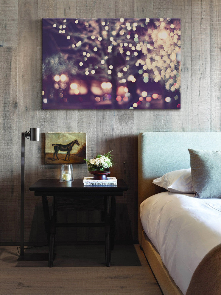Marmont Hill, "Christmas Night" Painting Print on Wrapped Canvas, 18x12