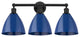 Innovations 616-3W-BK-MBD-75-BL 3 Light Bath Vanity Light, Matte Black