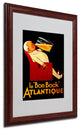 ''Bon Bock'' Matted Framed Canvas Art