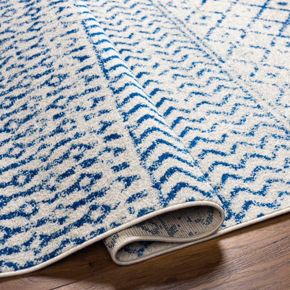 Surya Elaziz ELZ-2368 Machine Woven Area Rug, Cream, 4' x 6'