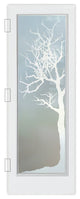 Front Door - Winter Tree - Fiberglass Smooth - 36" x 96" - Book/Slab Door